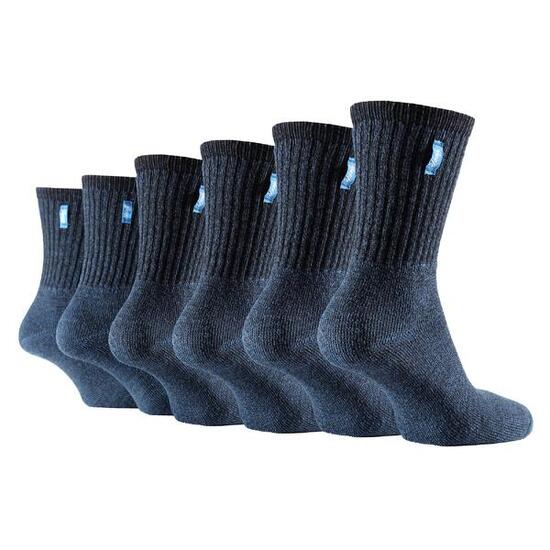 Jeep - 6 Paires Chaussettes Vintage Femme Coton Douces Respirantes