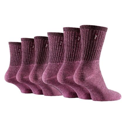 Jeep - 6 Paires Chaussettes Vintage Femme Coton Douces Respirantes