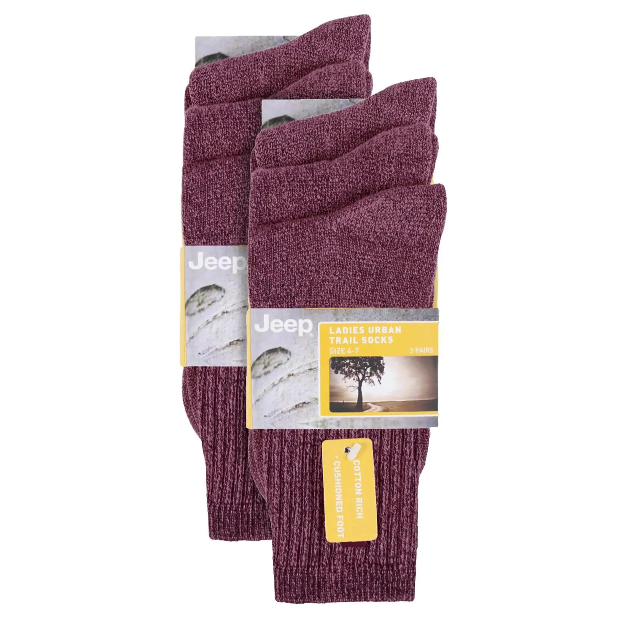 Jeep - 6 Paia Calze Donna Vintage in Cotone Morbide e Traspiranti 2/5