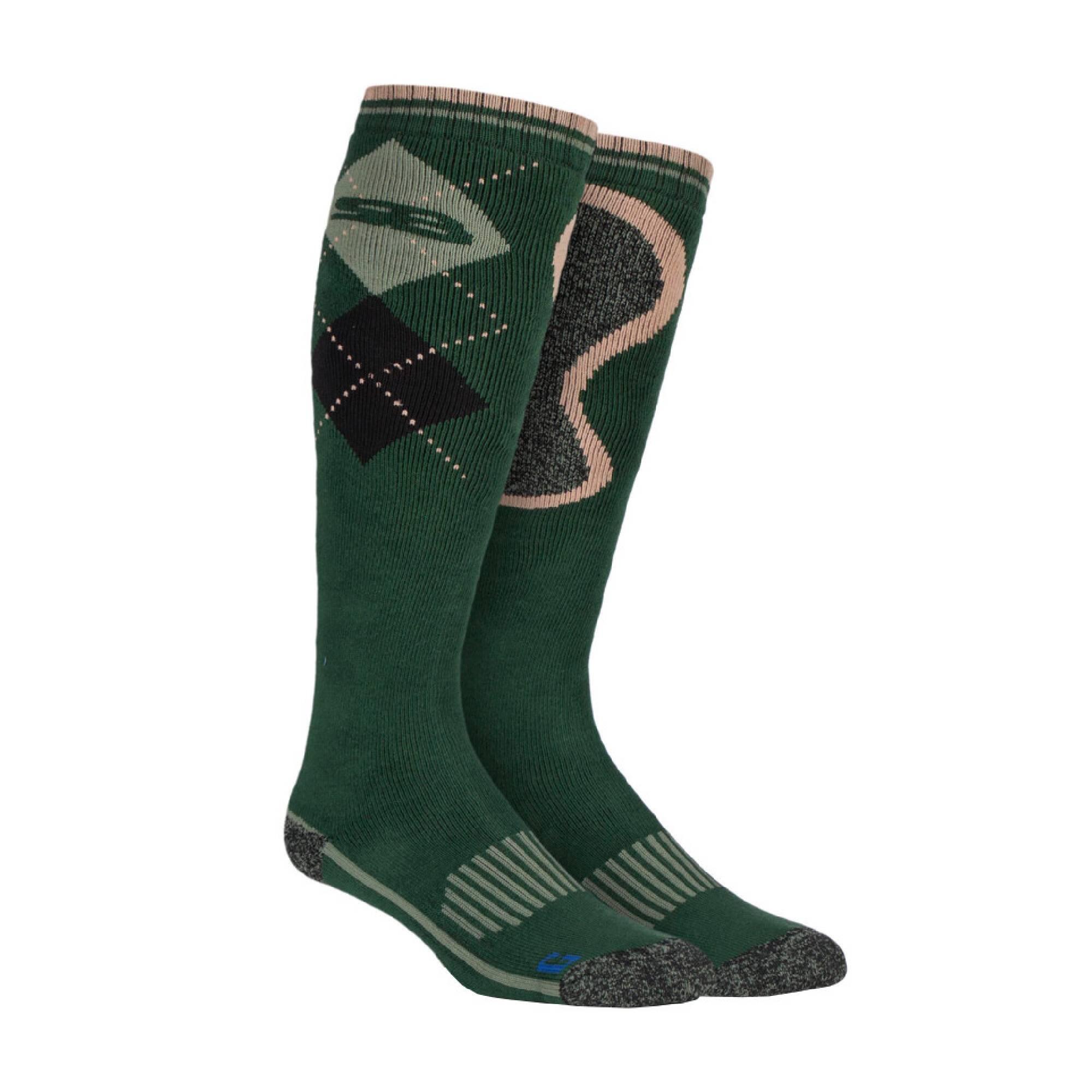 1 Pack Mens Extra Long Knee High Wool Thermal Welly Boot Socks
