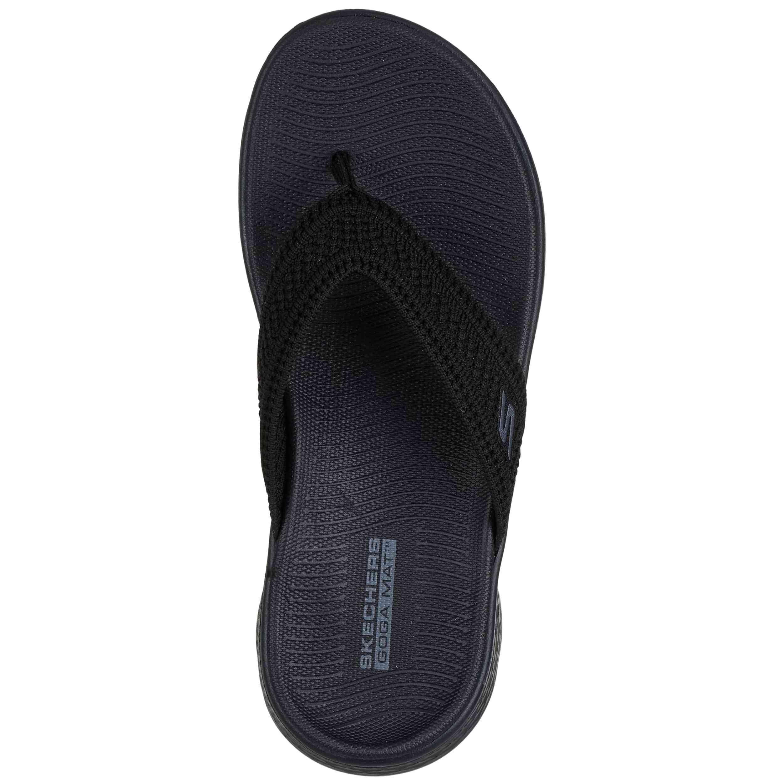 Tongs Skechers modèle 141459-BBK pour unisexe 5/7