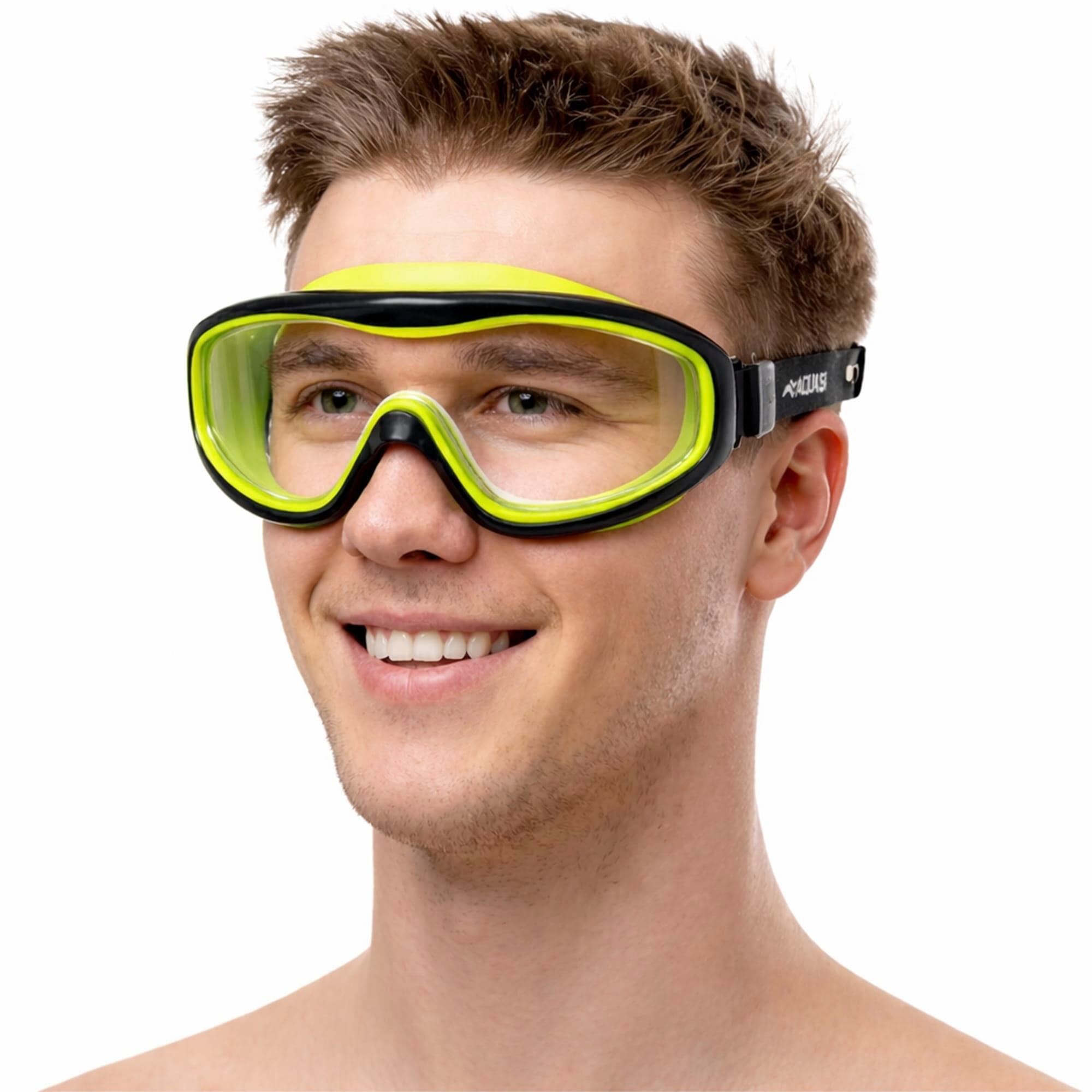 Aqua Speed - Occhialini Nuoto Ampia Visione Antiappannamento UV Unisex 3/3