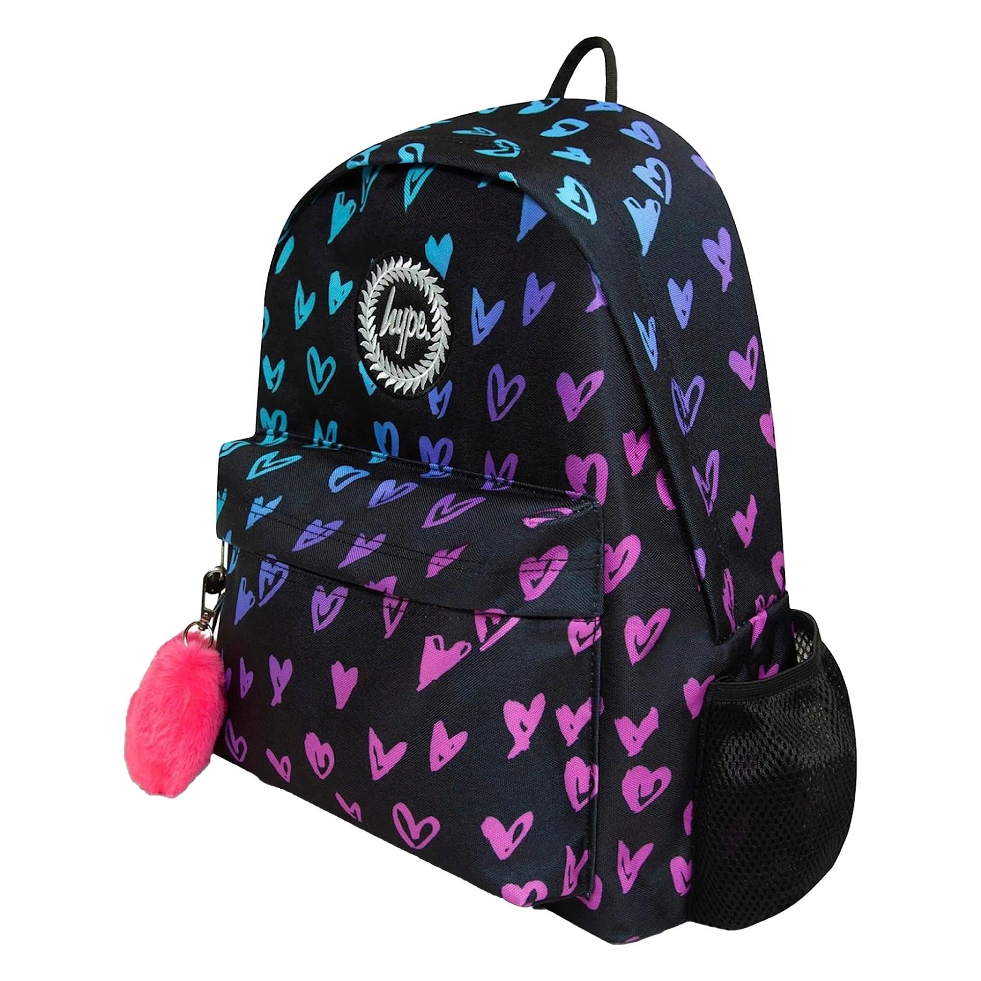 Hype - Zaino Bambino Cuori Pattern Regolabile Scuola Viaggio 4/6