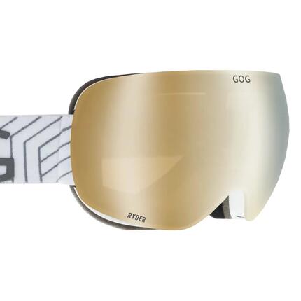 GOG - Gogle narciarskie unisex Ryder UV400 z lustrzanymi szkłami