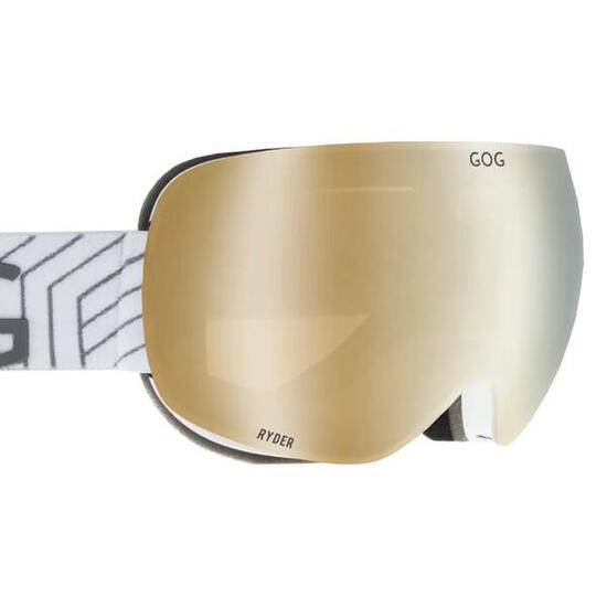 GOG - Gogle narciarskie unisex Ryder UV400 z lustrzanymi szkłami