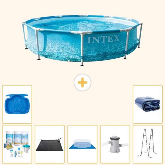 Piscine Tubulaire Ronde - 305x76 cm - 8-pièces S20364