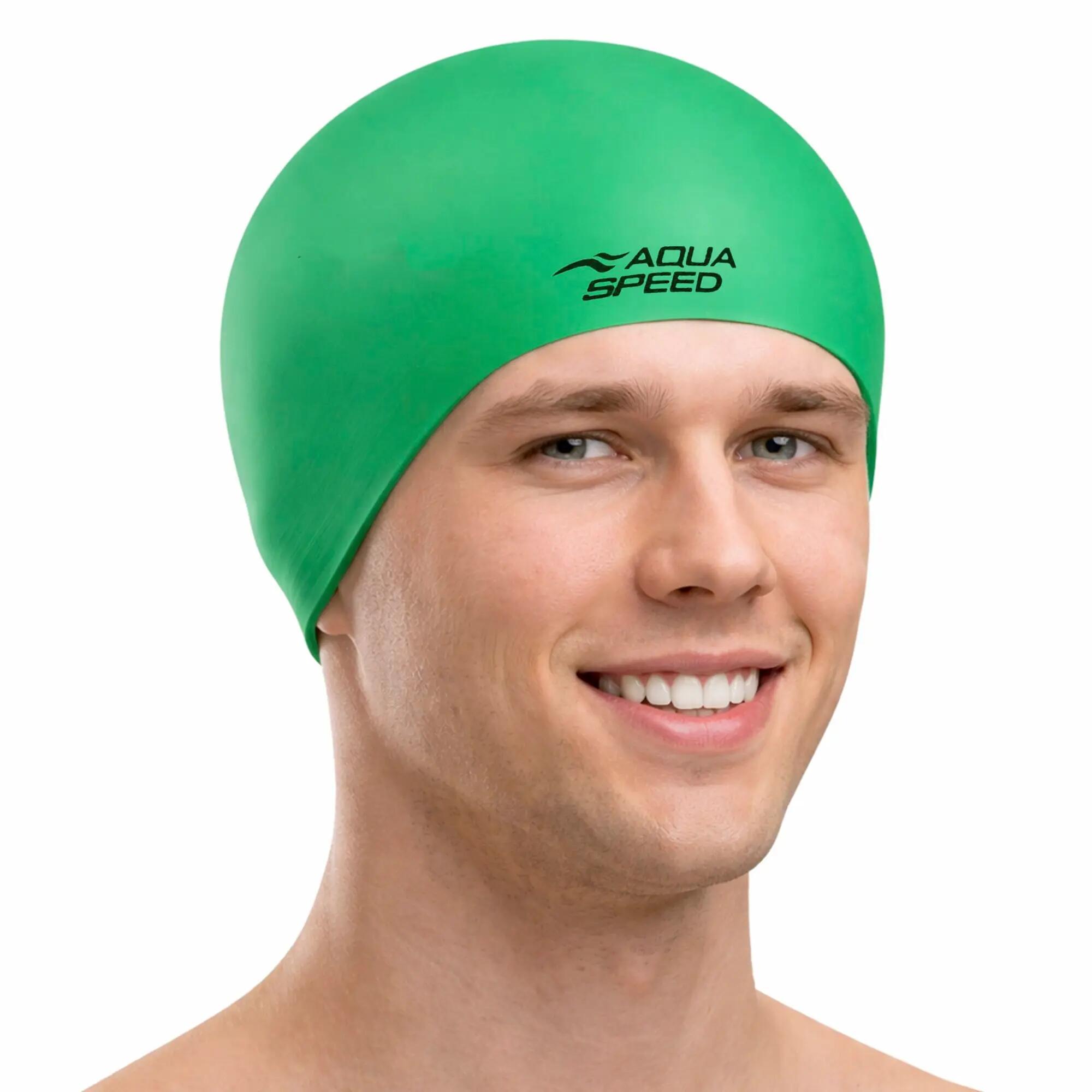 Aqua Speed - Cuffia Nuoto Lattice Morbido Elastica Flessibile Unisex 2/2