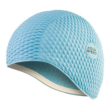 Aqua Speed - Bonnet Natation Femmes Bombastic Cheveux Longs Latex Souple