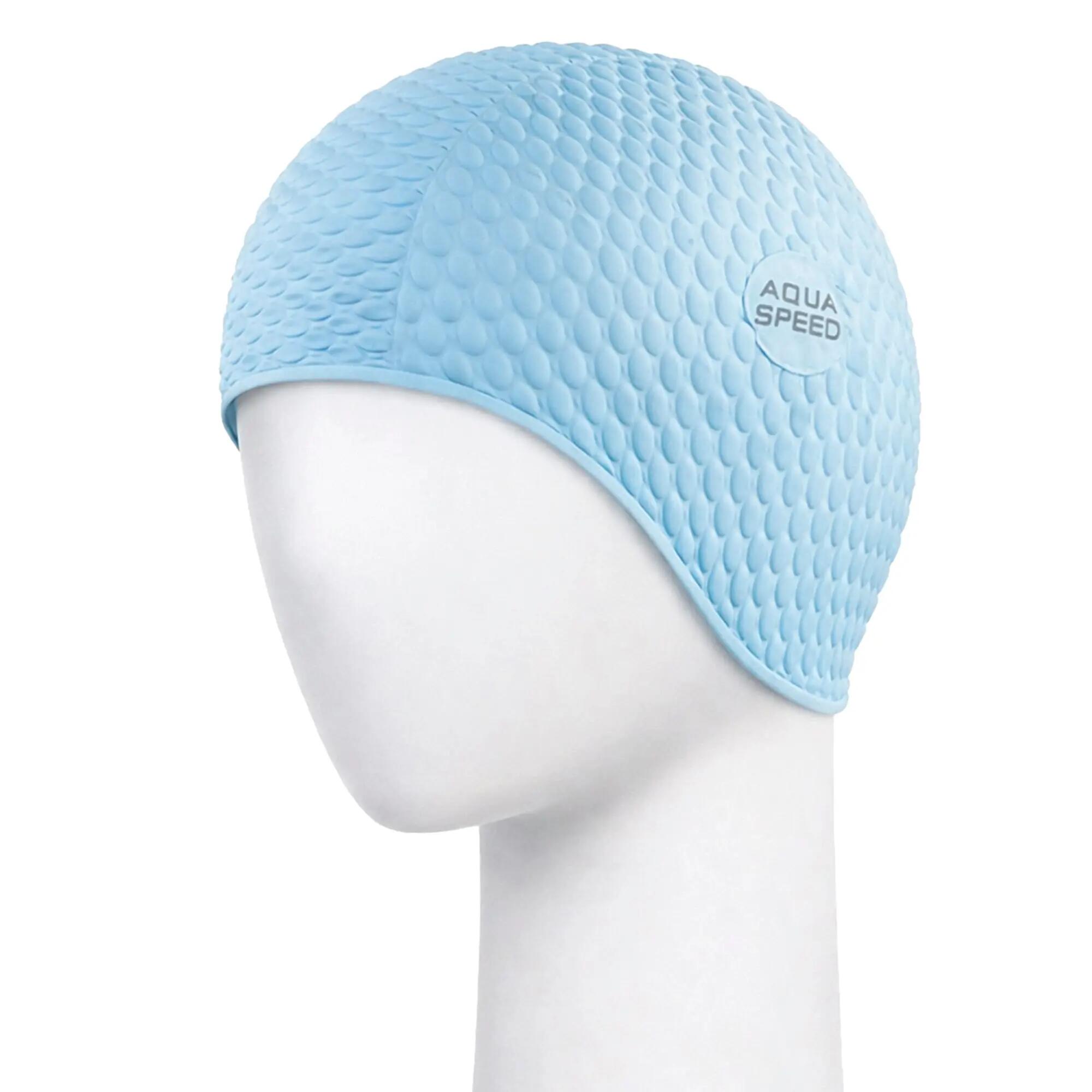 Aqua Speed - Damen Badekappe lange Haare Latex weich Bombastic Stil 2/3