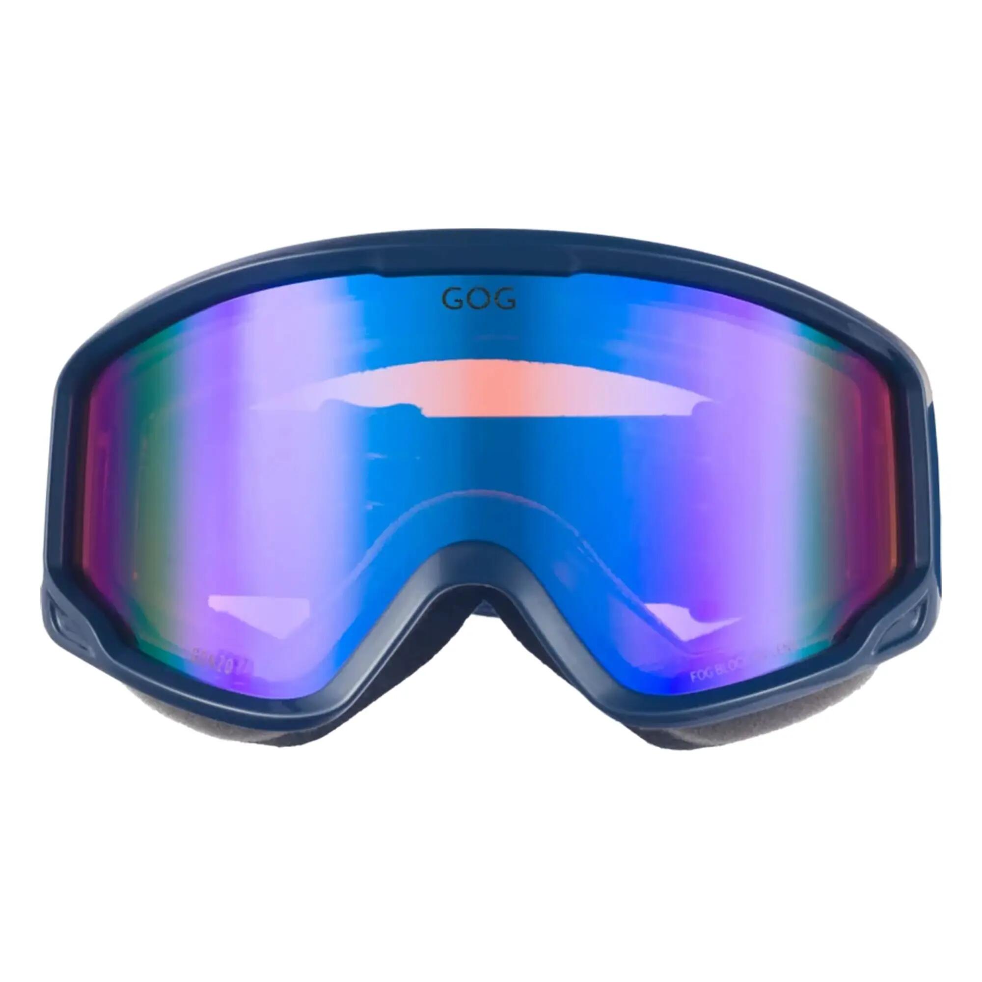 Gonzo UV400 Ski Snowboard Goggles with Anti-Fog Mirror Hydrophobic Double Lens 2/6