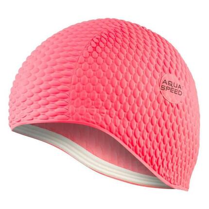 Aqua Speed - Bonnet Natation Filles Bombastic Cheveux Longs Latex Souple