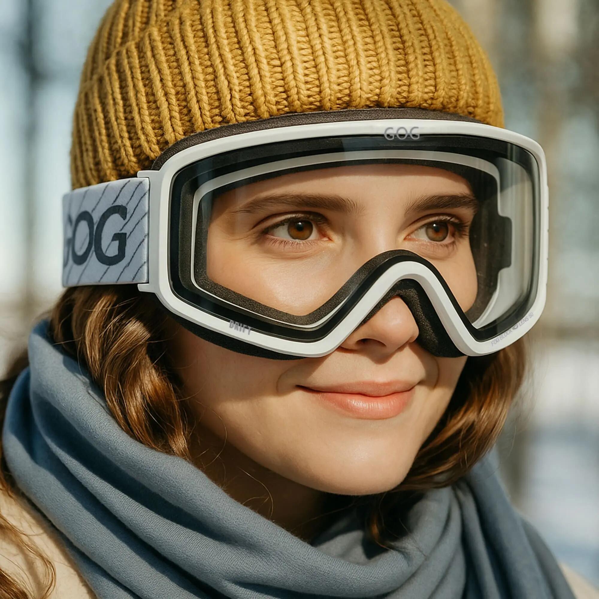 Mens Ladies Ski Snowboard Goggles with UV400 Anti Fog Double Lens 5/6
