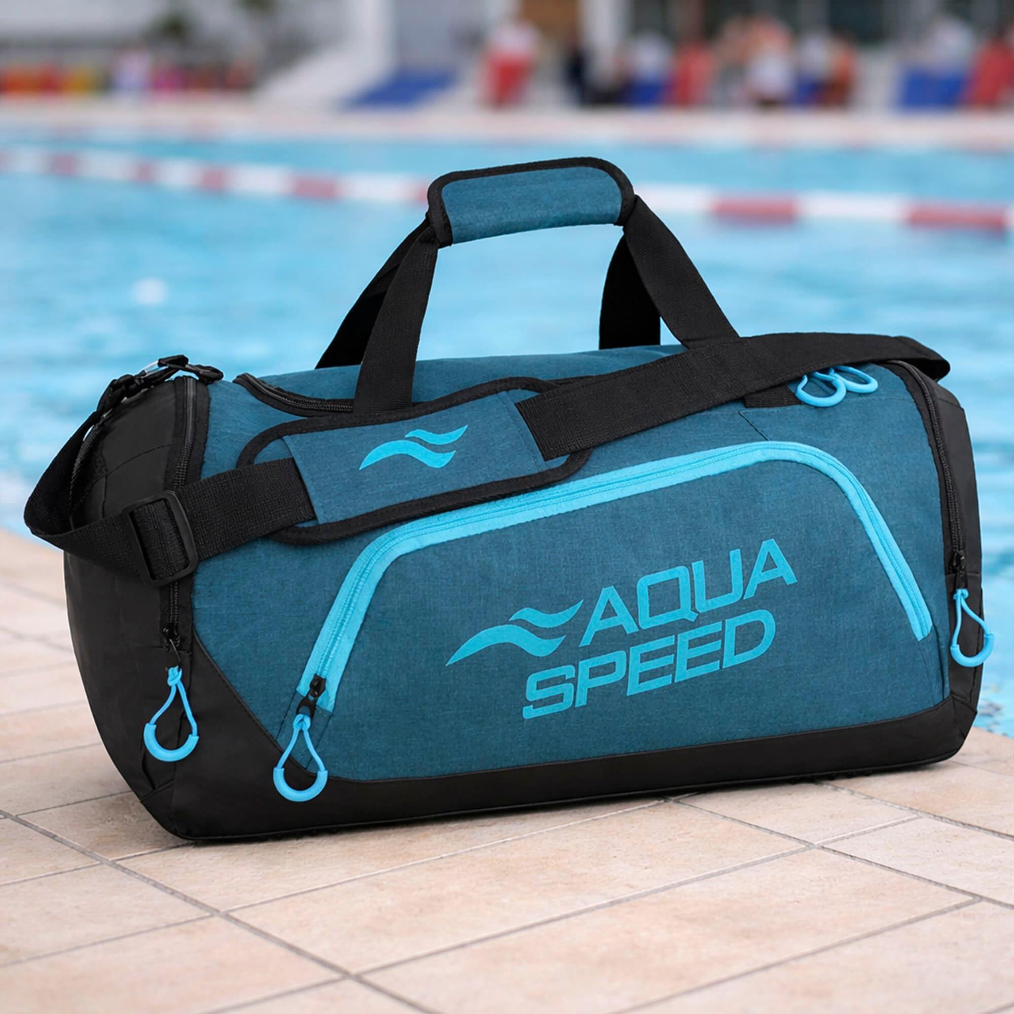Aqua Speed - Borsa Sportiva Media Piscina Ventilata con Tasca 4/4