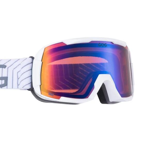 GOG - Masque de ski unisexe miroir anti-buée UV400 Griz