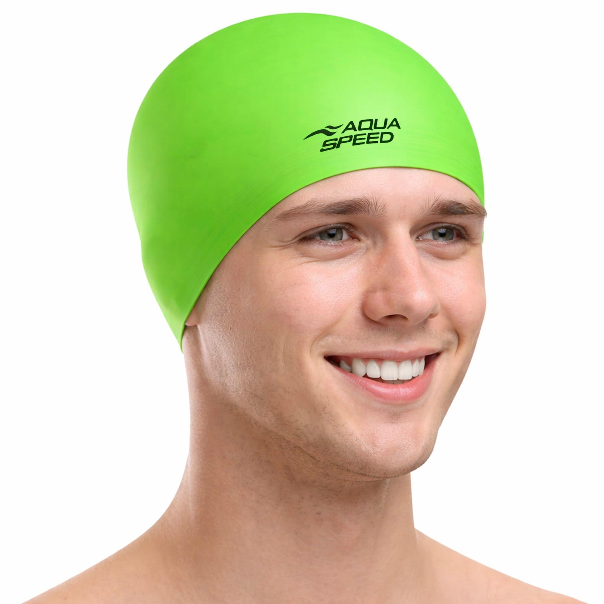 Aqua Speed - Bonnet Natation Unisexe Adultes Latex Souple Élastique 2/2