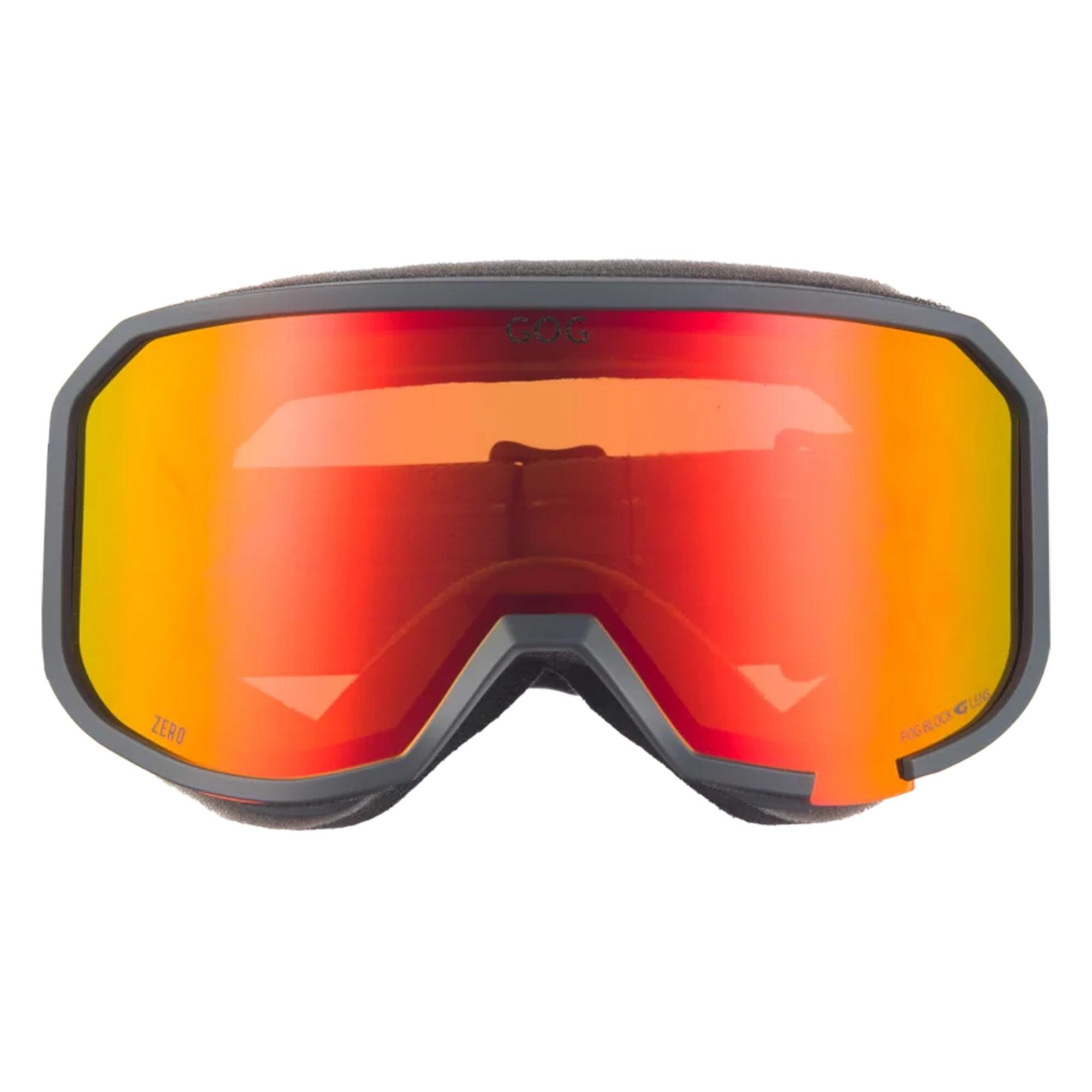 GOG - Gogle narciarskie unisex Zero UV400 przeciwmgielne z lustrzanymi szkłami 2/7