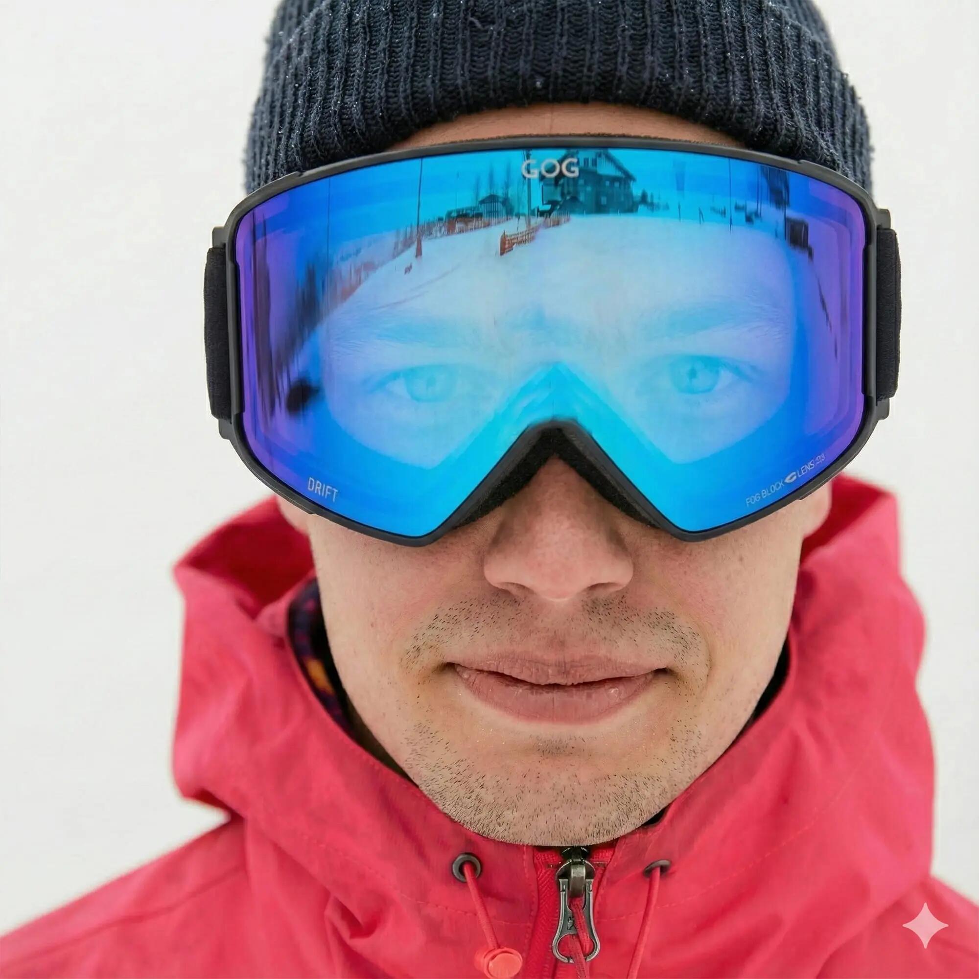 Mens Ladies Ski Snowboard Goggles with UV400 Anti Fog Double Lens 3/6