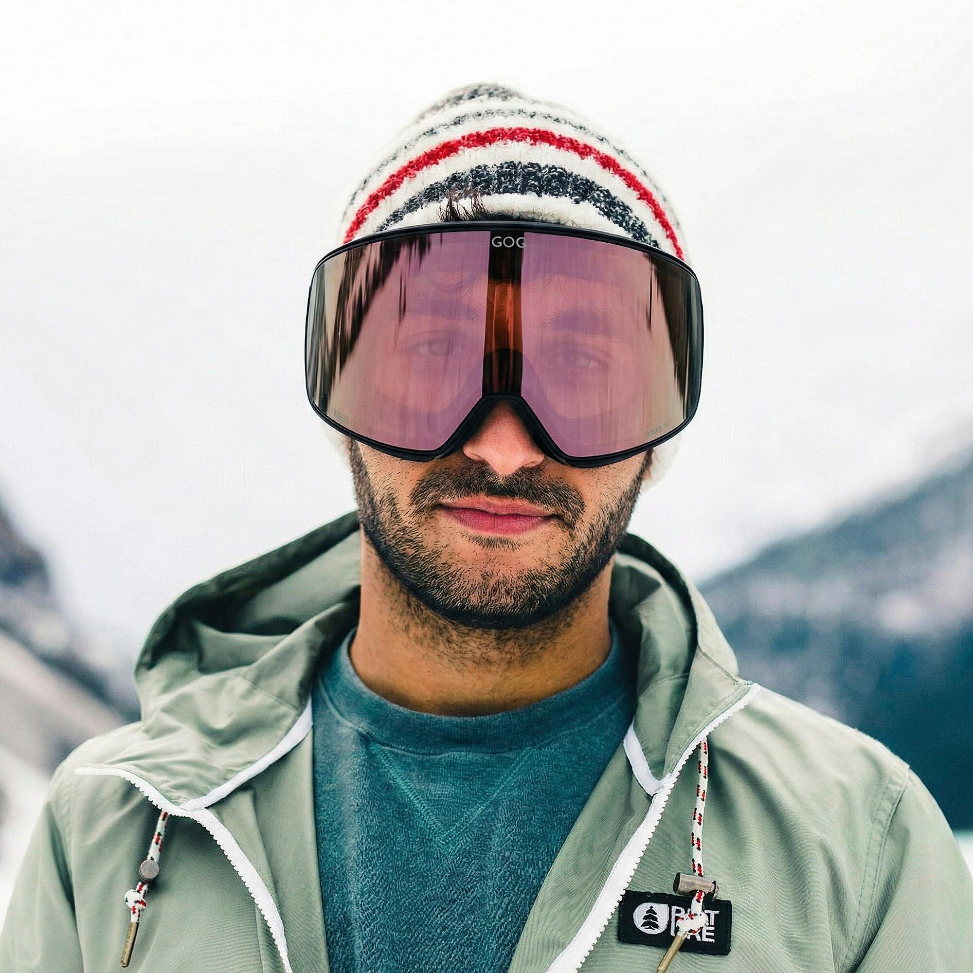 GOG - Gogle unisex HDX Peak UV400 przeciwmgielne z lustrzanymi szkłami 4/6