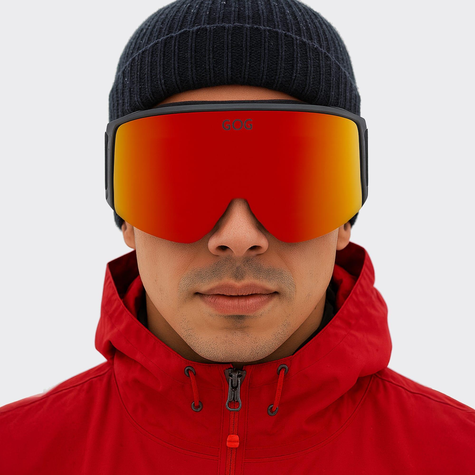 GOG - Gogle narciarskie unisex Stratus UV400 z lustrzanymi szkłami 3/7