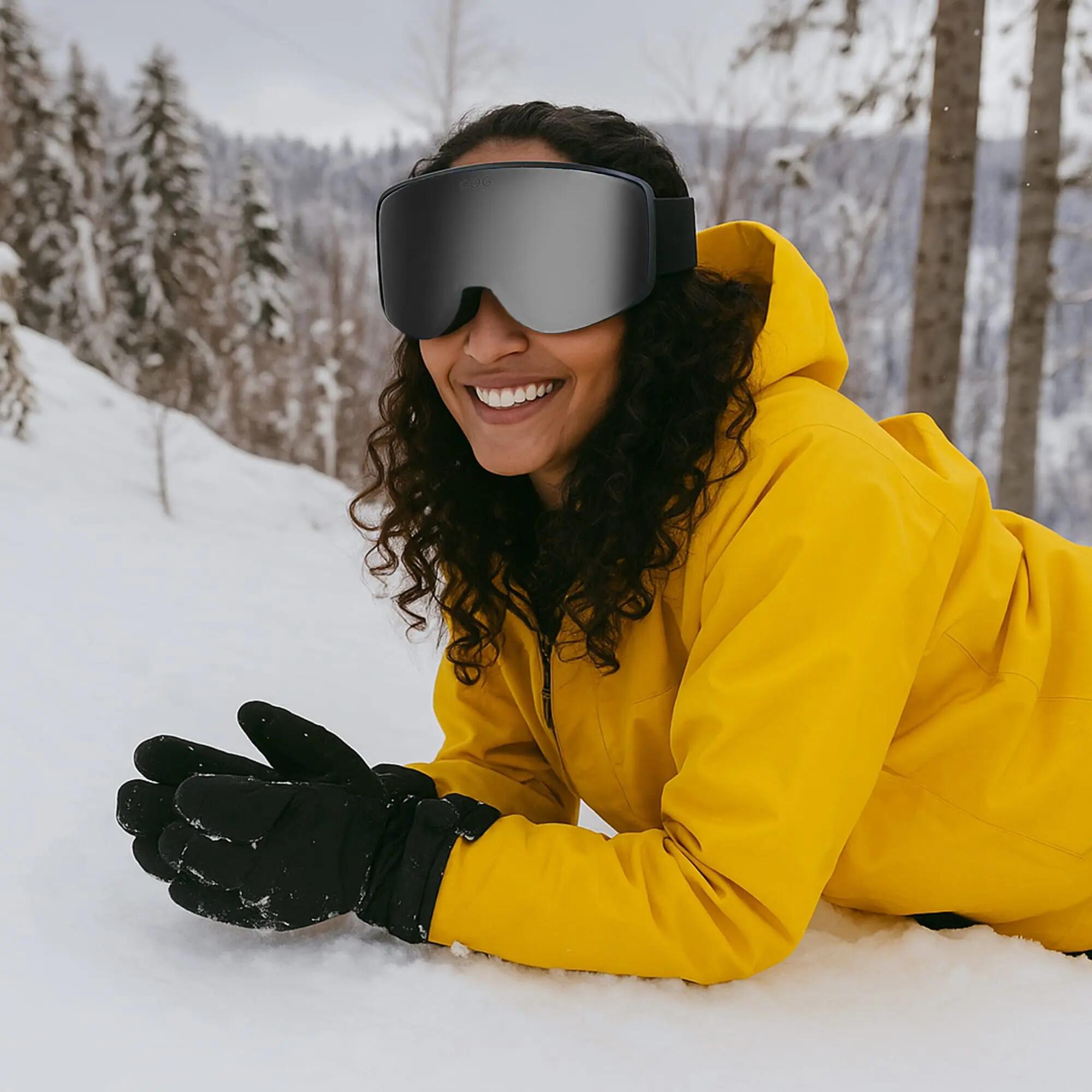GOG - Gogle narciarskie unisex Stratus UV400 z lustrzanymi szkłami 5/7
