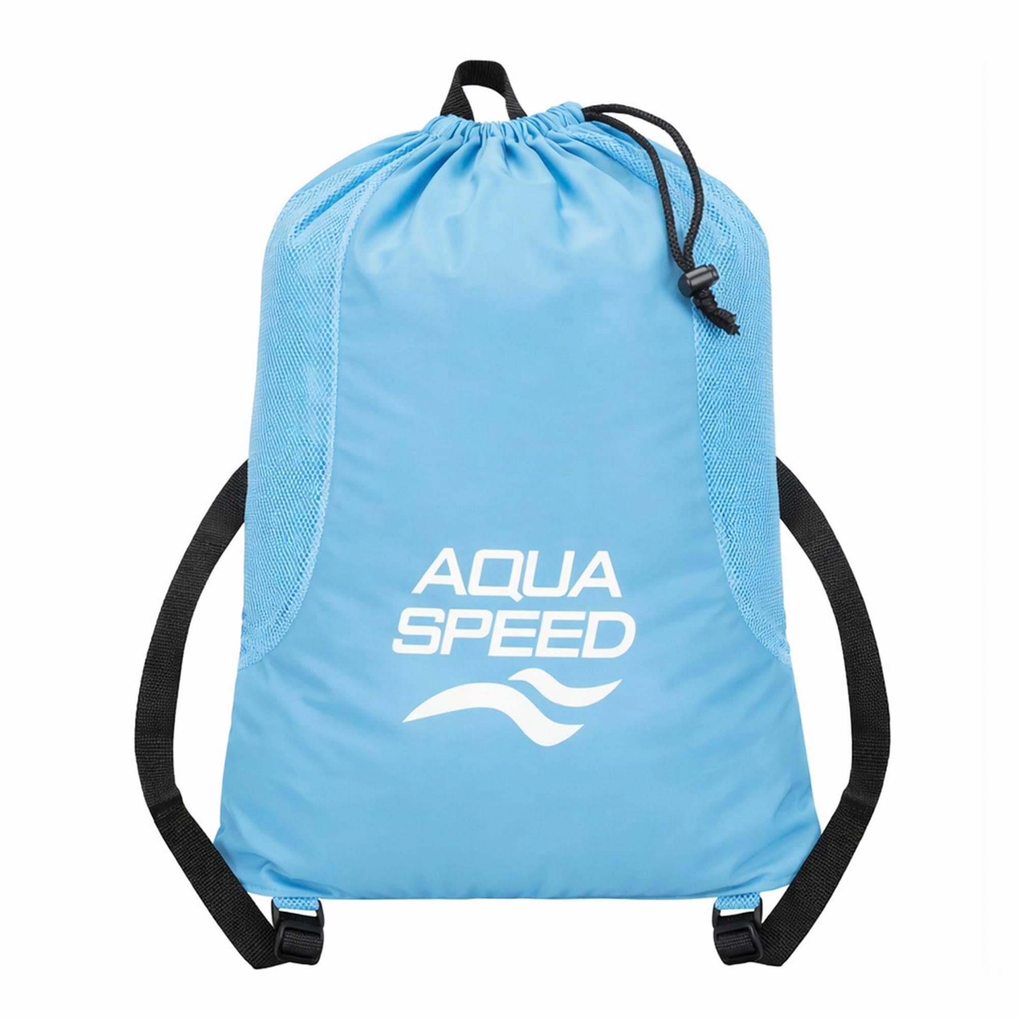 Aqua Speed - Große Mesh Rucksack Pool belüftet für nasse Schwimmsachen 2/4