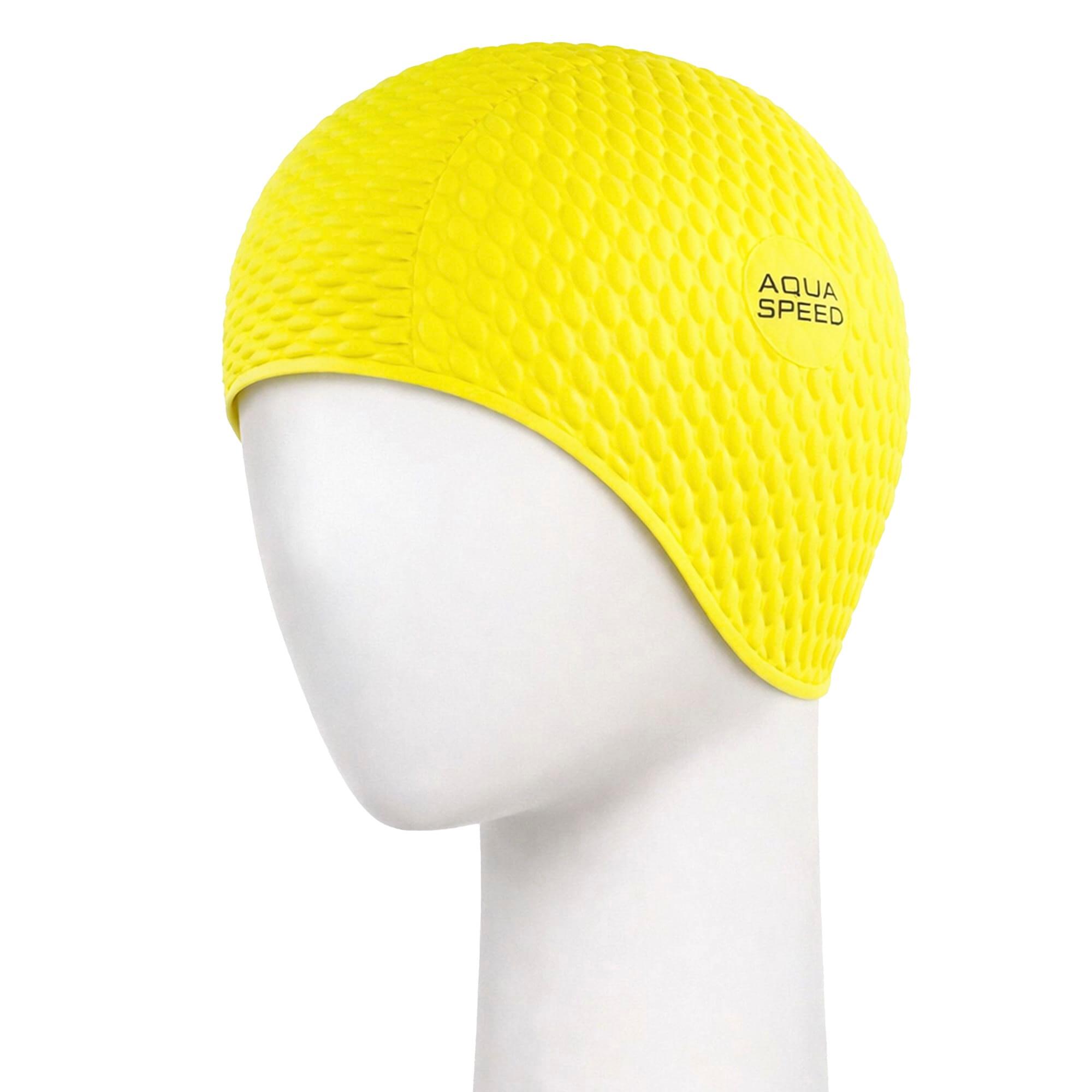 Aqua Speed - Bonnet Natation Femmes Bombastic Cheveux Longs Latex Souple 2/3