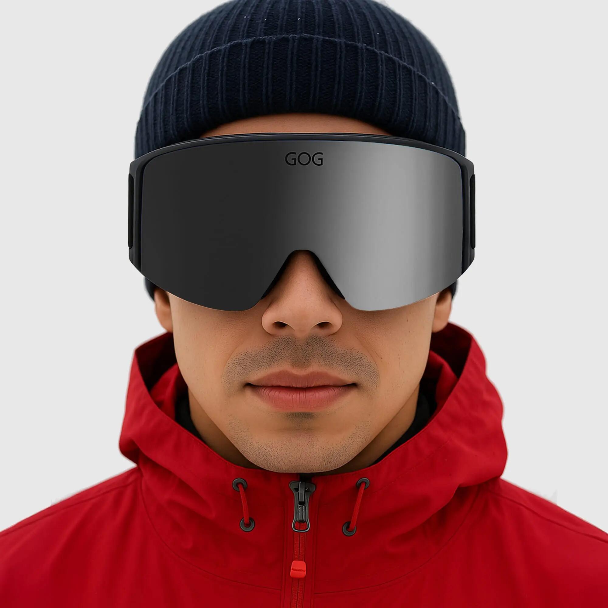 GOG - Gogle narciarskie unisex Stratus UV400 z lustrzanymi szkłami 3/7