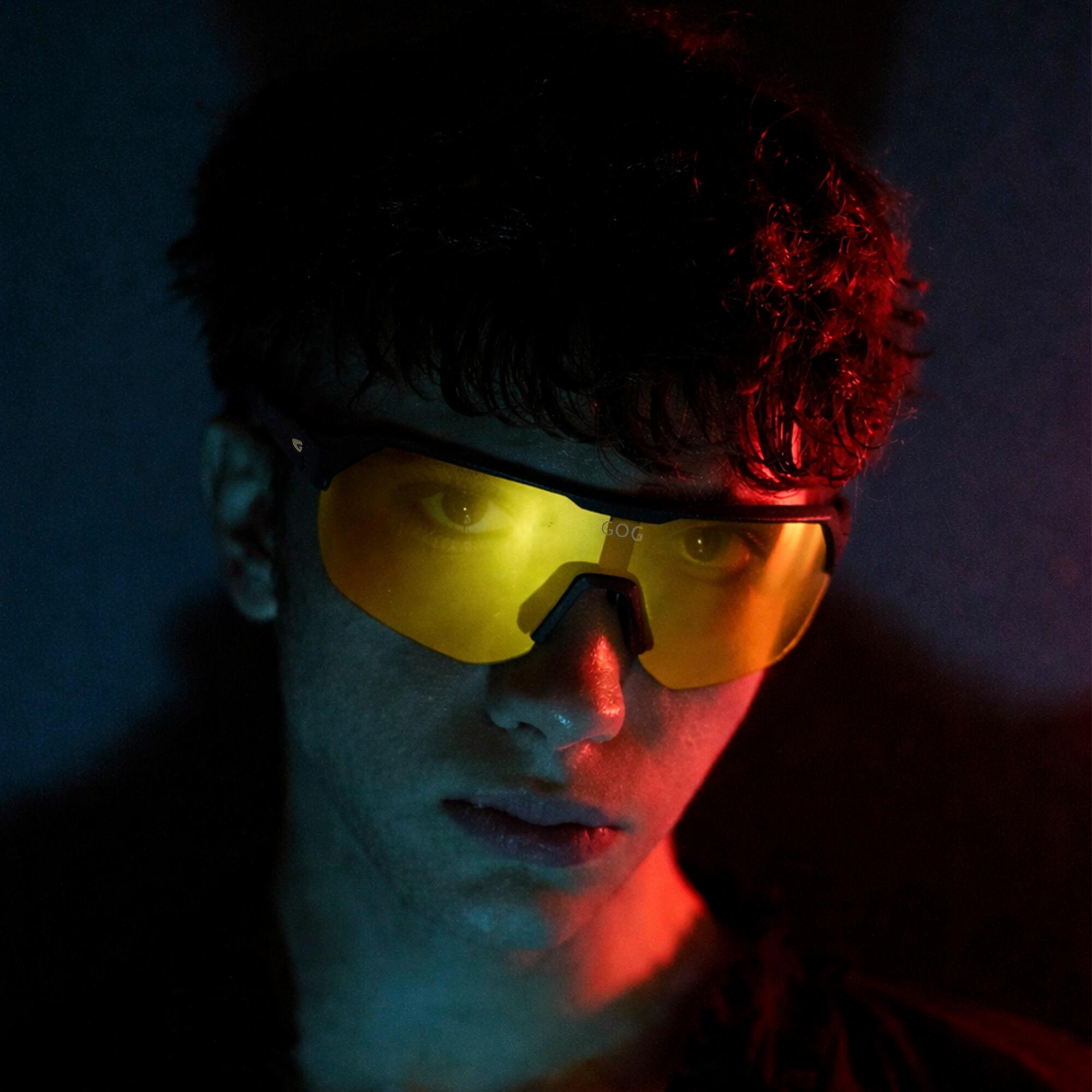 GOG - Polaryzacyjne okulary unisex Elektra UV400 z lustrzanymi szkłami 5/7