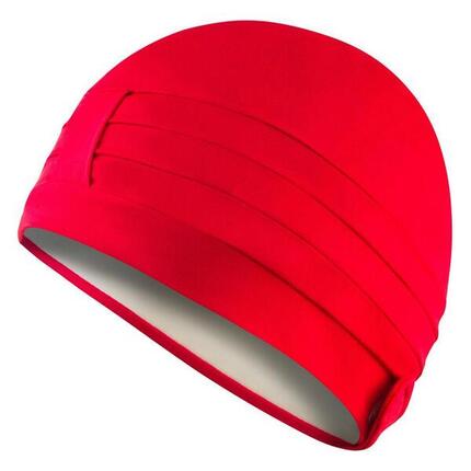 Aqua Speed - Damen Stoff Badekappe Turban Stil bequem Schwimmkappe