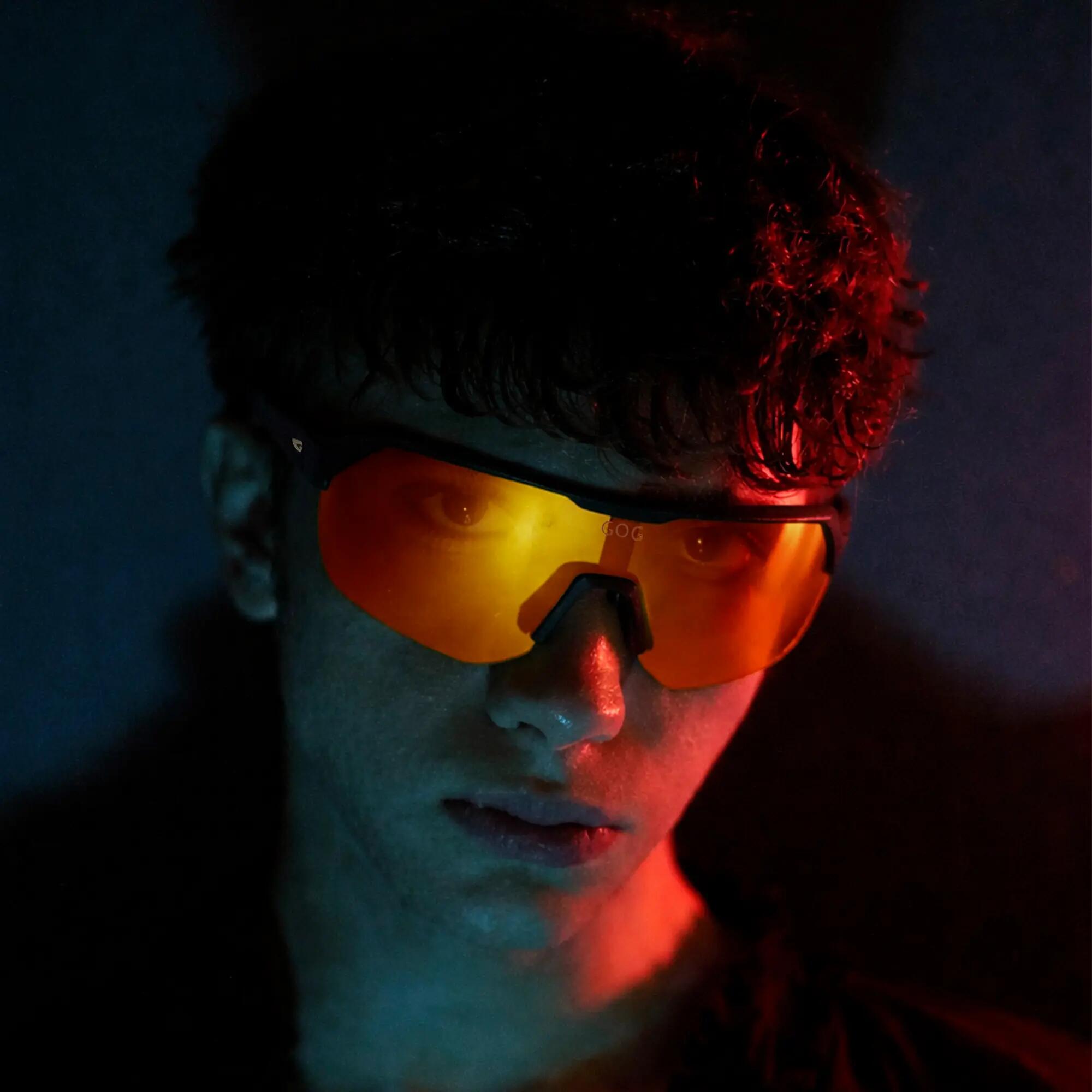 GOG - Polaryzacyjne okulary unisex Elektra UV400 z lustrzanymi szkłami 5/7