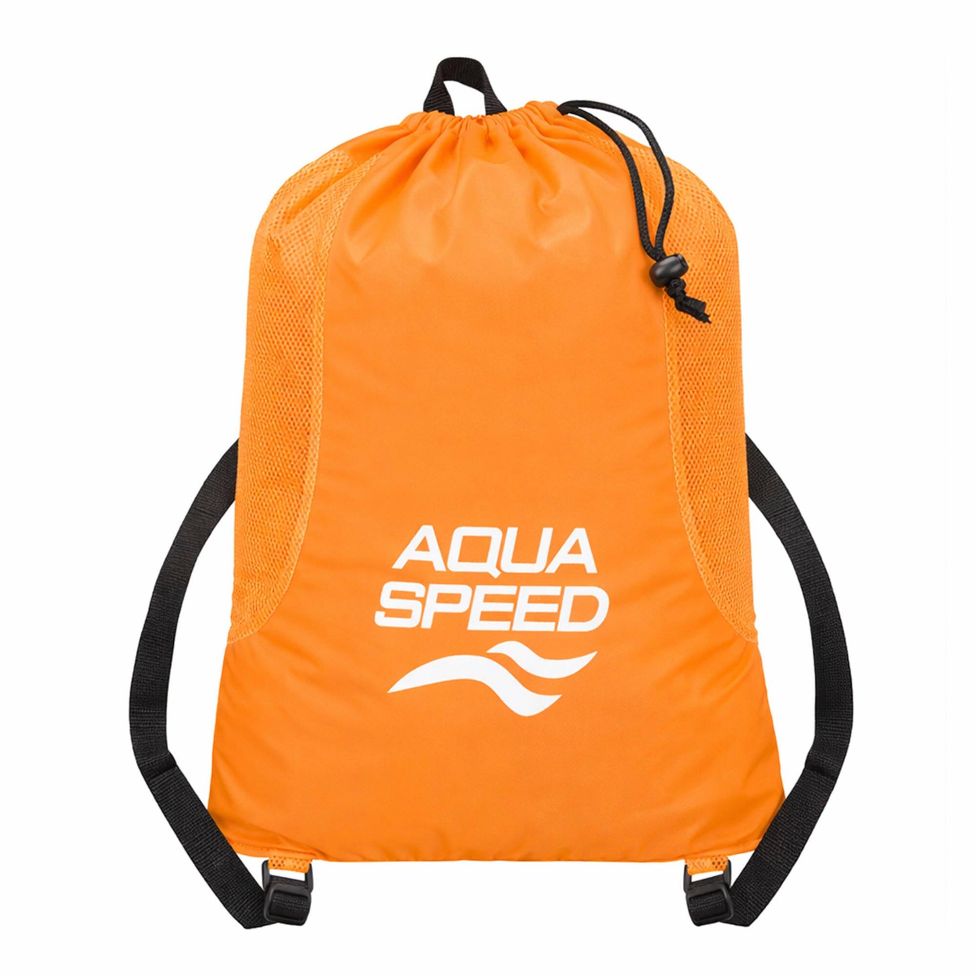 Aqua Speed - Große Mesh Rucksack Pool belüftet für nasse Schwimmsachen 2/4