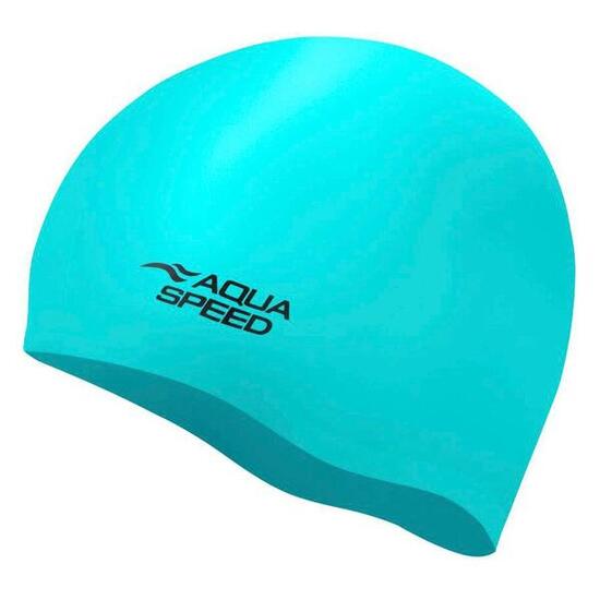Aqua Speed - Damen Badekappe lange Haare Silikon weich extra Platz