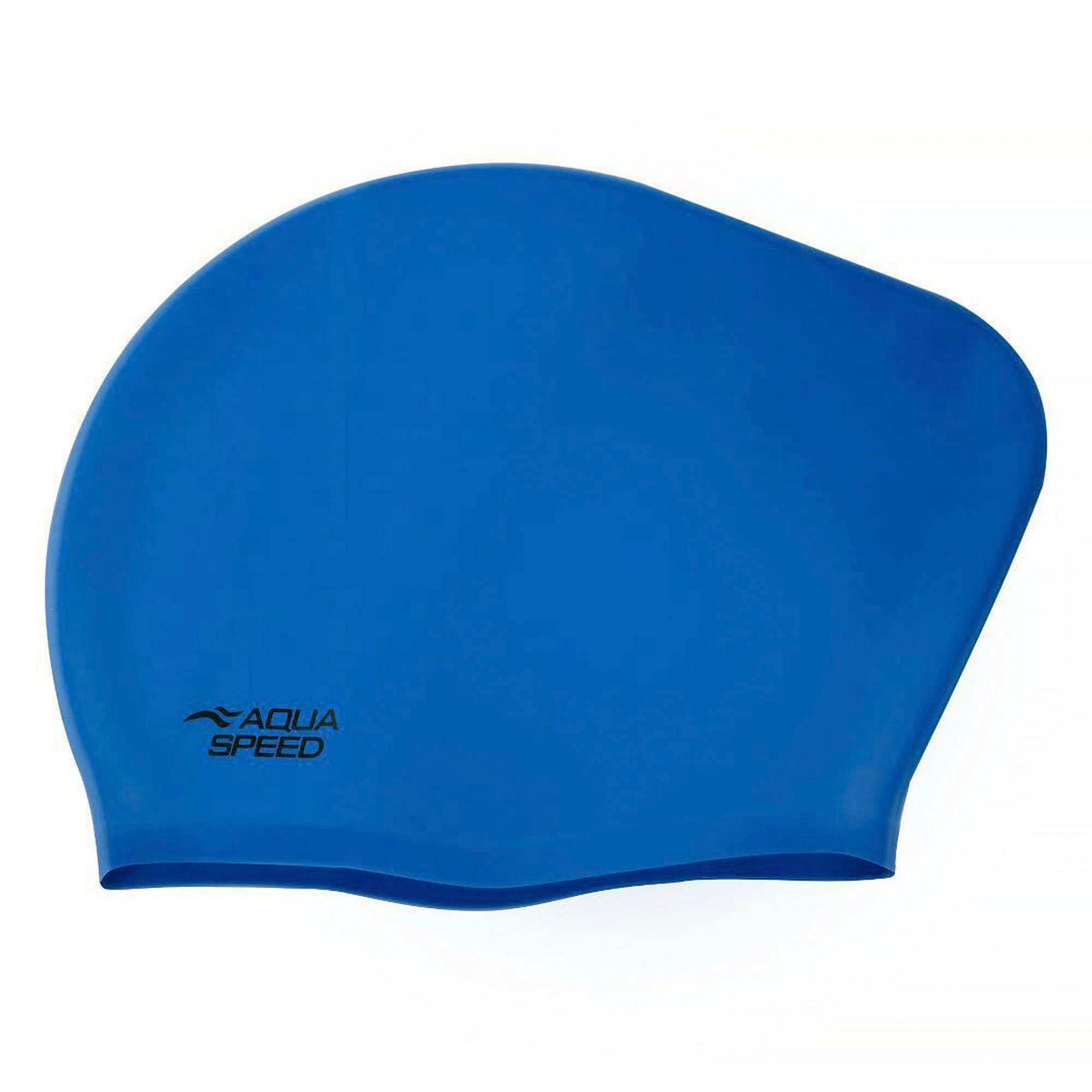 Aqua Speed - Damen Badekappe lange Haare Silikon weich extra Platz 2/3