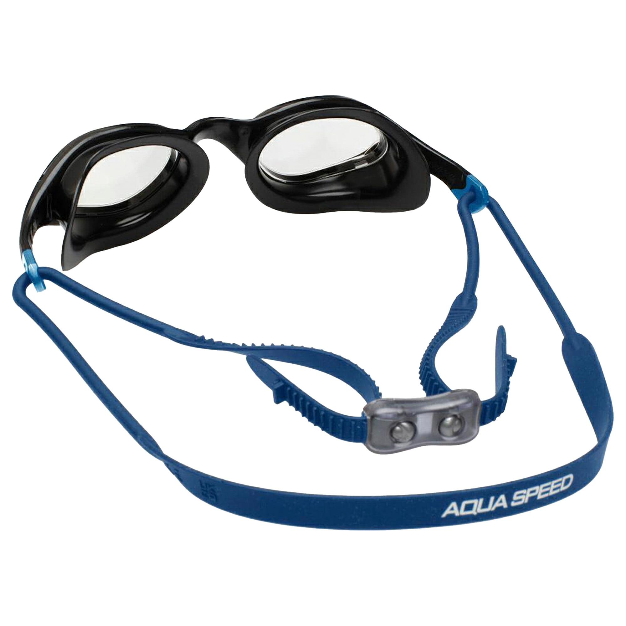 Aqua Speed - Gogle pływackie unisex UV anty-fog przezroczyste soczewki 4/6