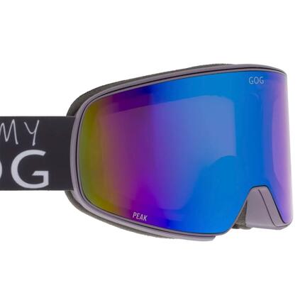GOG - Gogle unisex HDX Peak UV400 przeciwmgielne z lustrzanymi szkłami