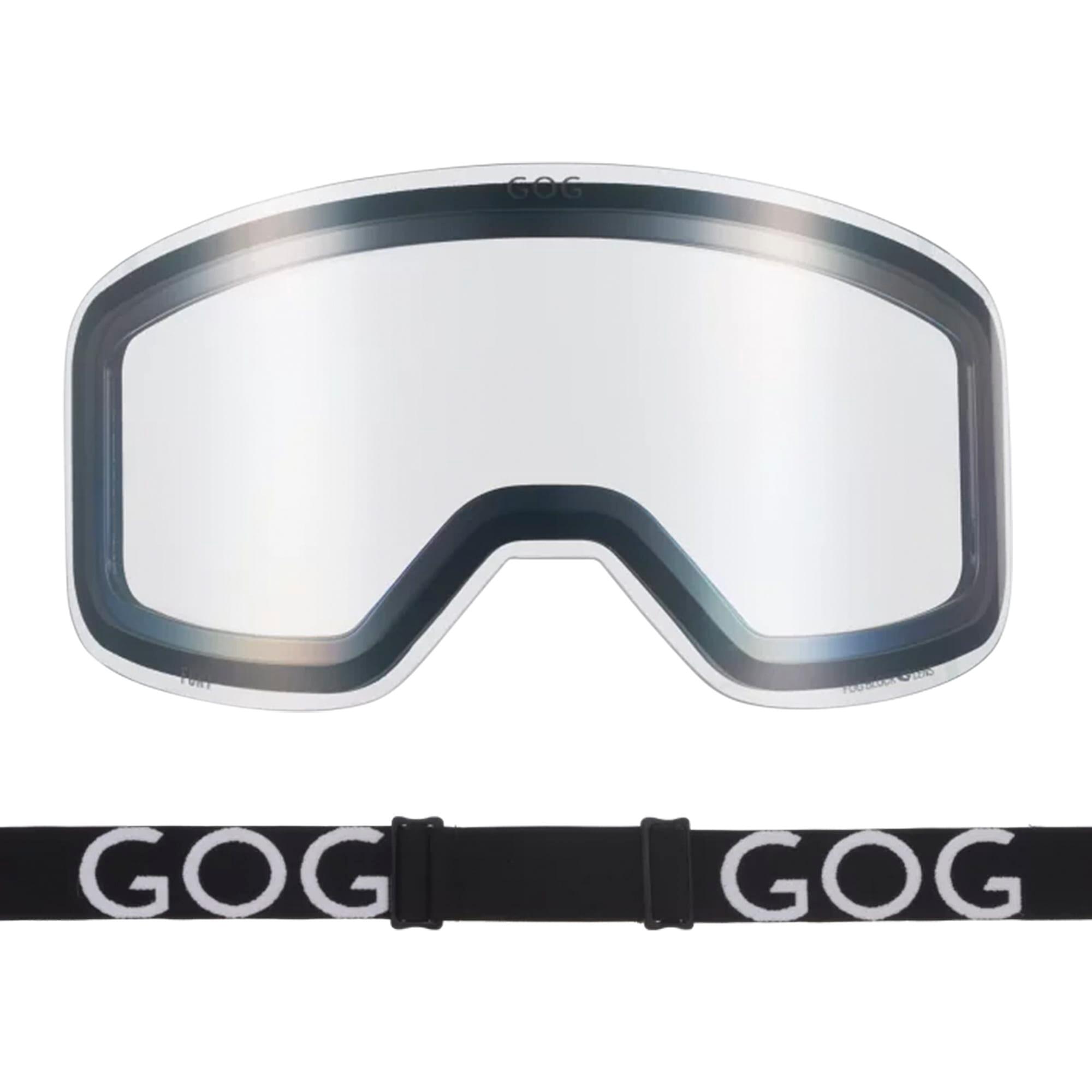 GOG - Gogle unisex UV400 magnetyczne przeciwmgielne z lustrzanymi szkłami 4/6