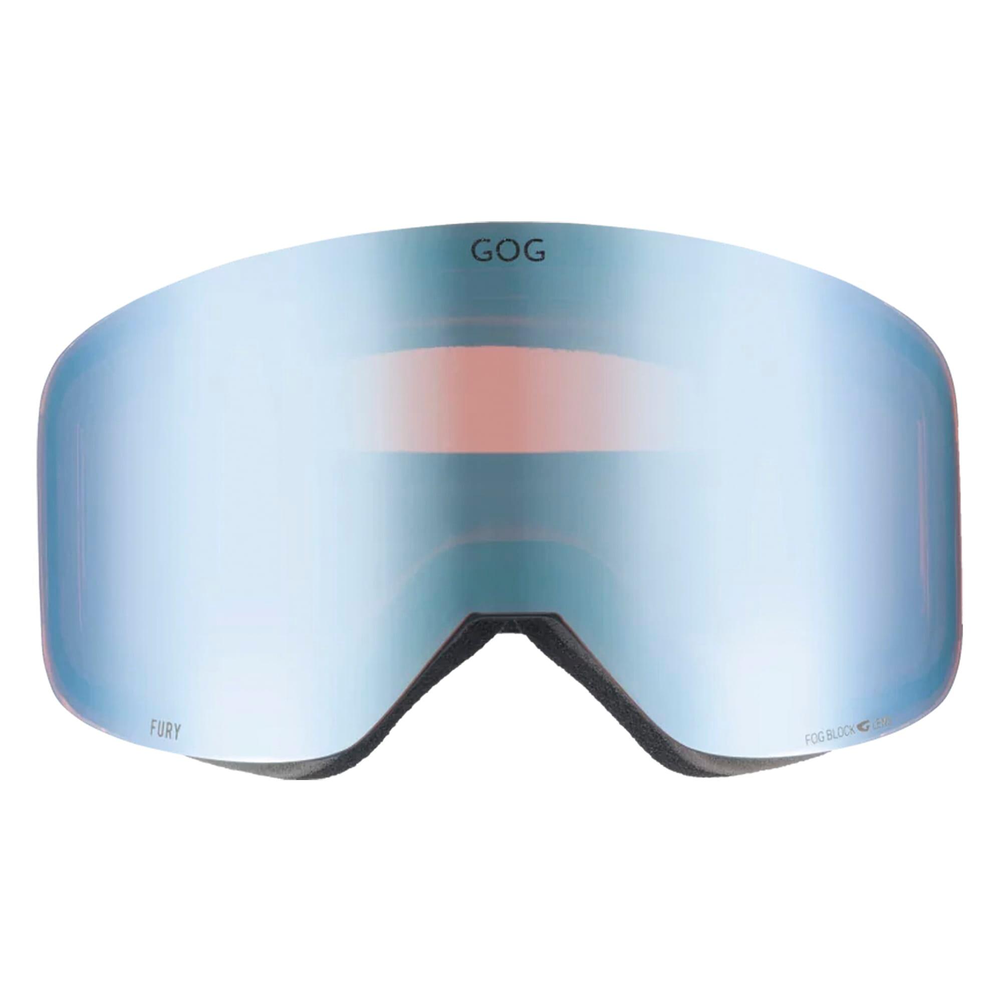 GOG - Gogle unisex UV400 magnetyczne przeciwmgielne z lustrzanymi szkłami 3/6