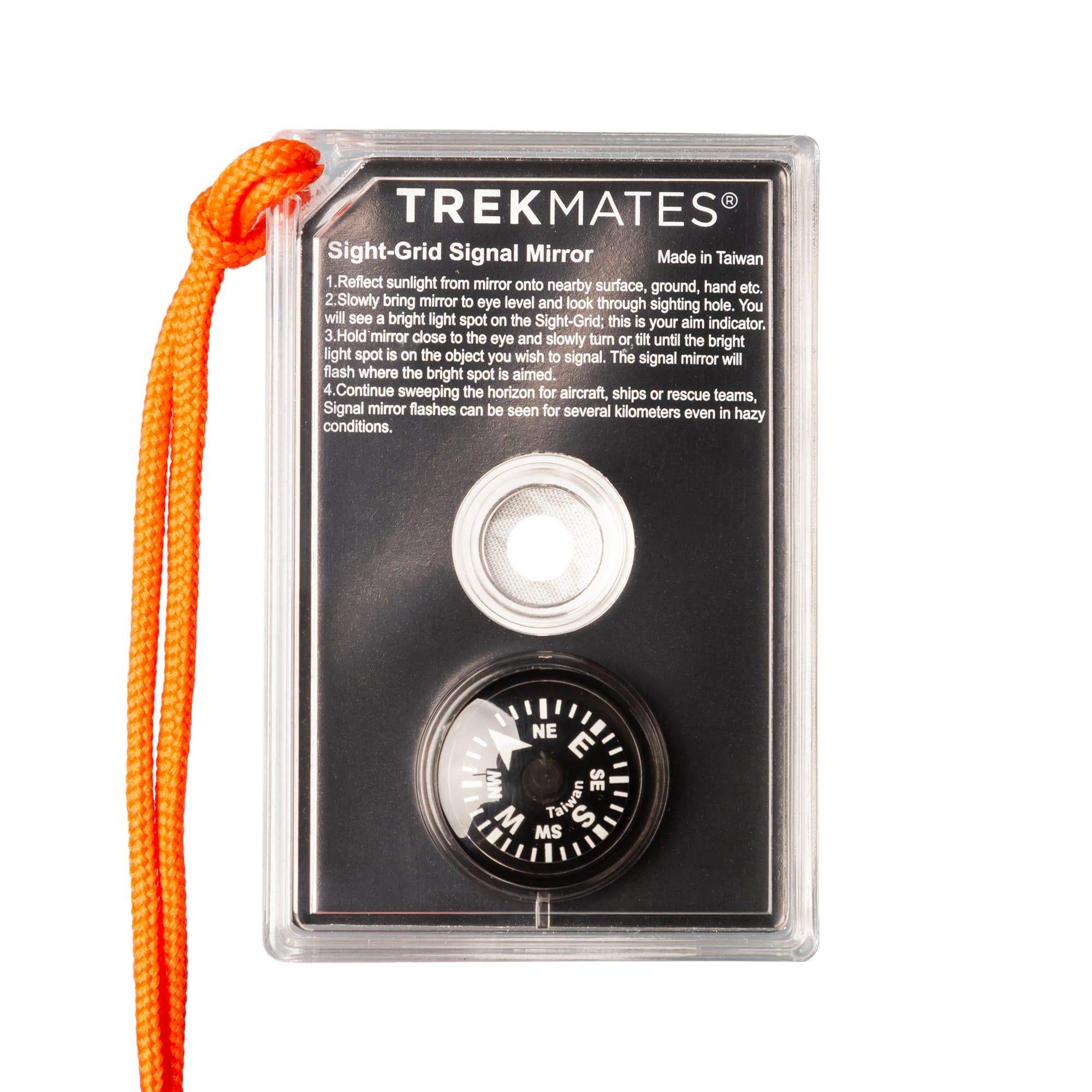 Trekmates - Notfall Signalspiegel mit Zielkompass 2/5