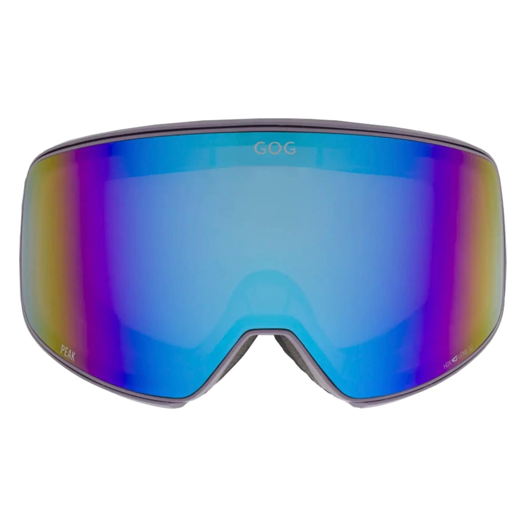 GOG - Gogle unisex HDX Peak UV400 przeciwmgielne z lustrzanymi szkłami 2/6