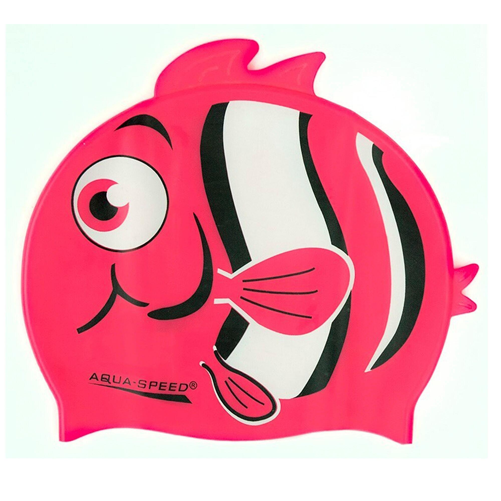 Aqua Speed - Jungen Badekappe Silikon 3D Print Nemo Motiv einfach Fit 2/3