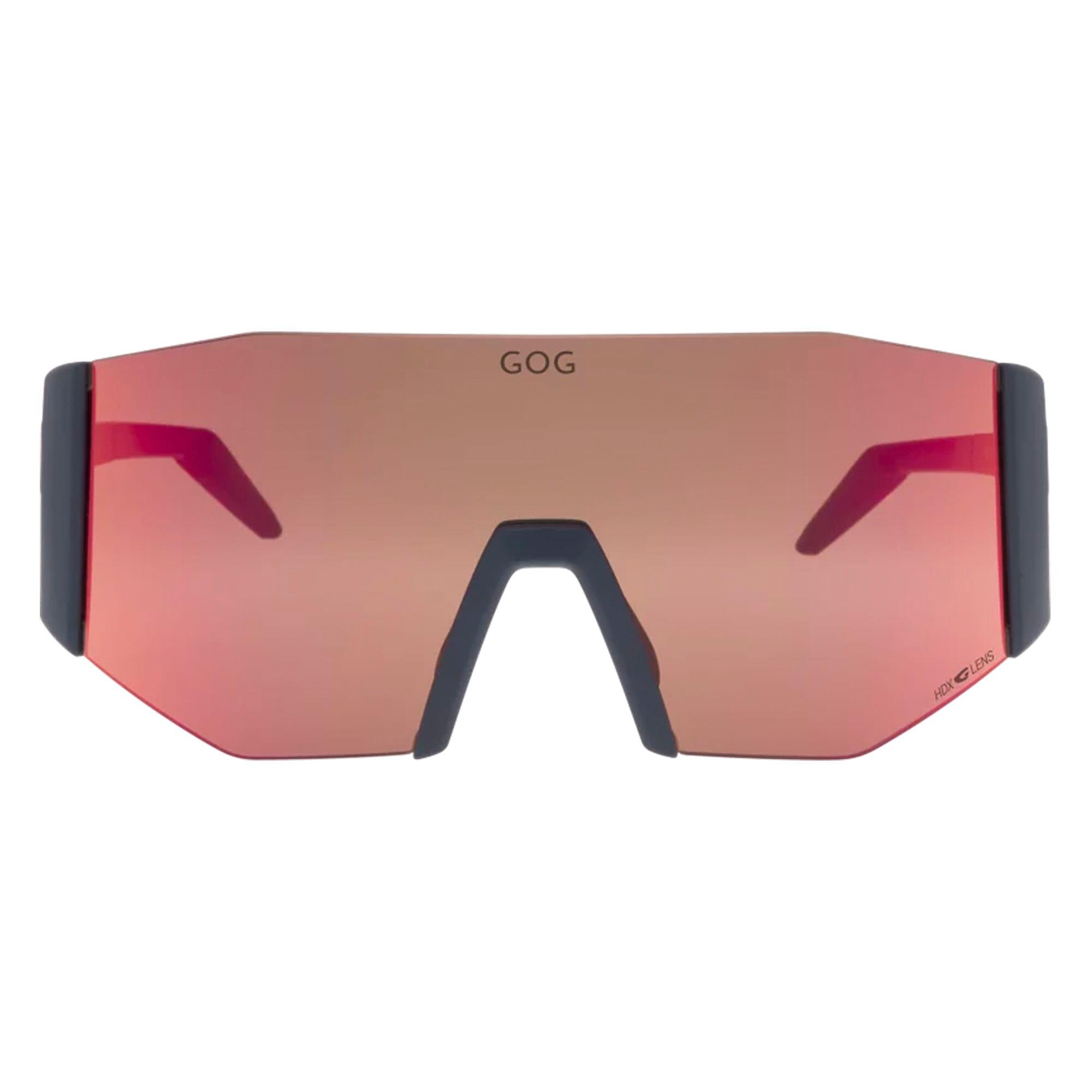 GOG - Okulary rowerowe unisex UV400 z kontrastowymi lustrzanymi szkłami 2/7