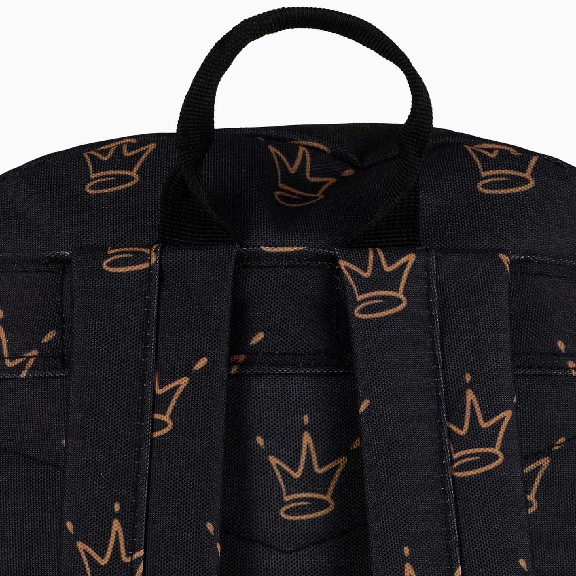 Hype - Unisex Rucksack Schwarz Kronen Muster Gepolstert 5/5
