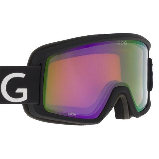 GOG - Gogle narciarskie unisex Aspen UV400 przeciwmgielne z lustrzanymi szkłami
