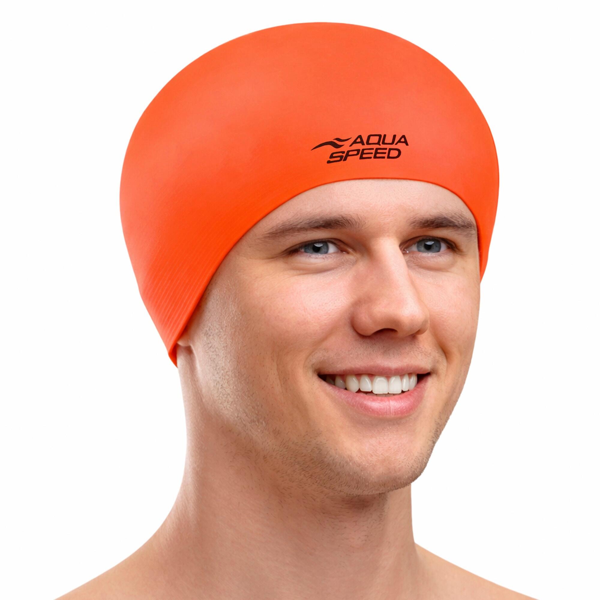 Aqua Speed - Cuffia Nuoto Lattice Morbido Elastica Flessibile Unisex 2/2