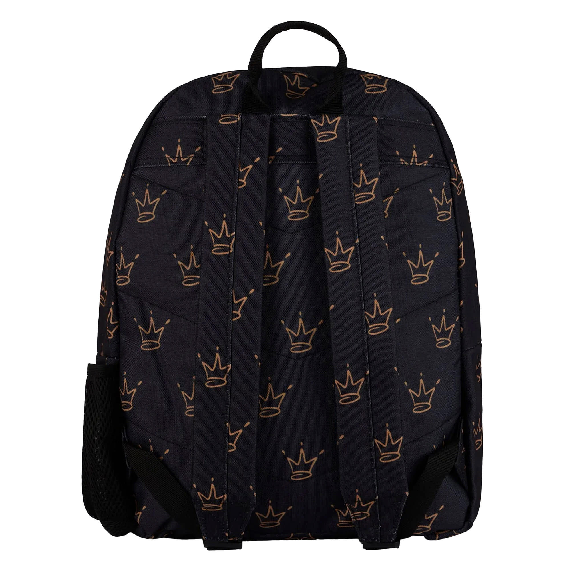 Hype - Unisex Rucksack Schwarz Kronen Muster Gepolstert 2/5