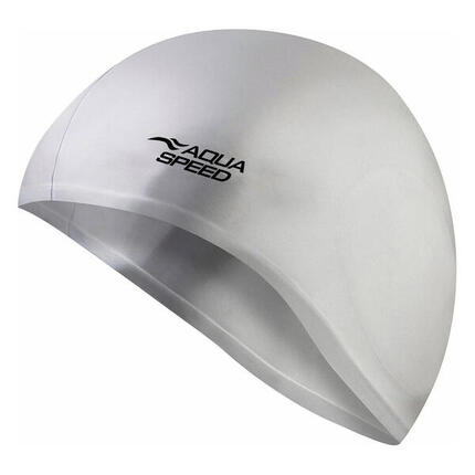 Aqua Speed - Czepek pływacki unisex silikonowy pełne zakrycie uszu