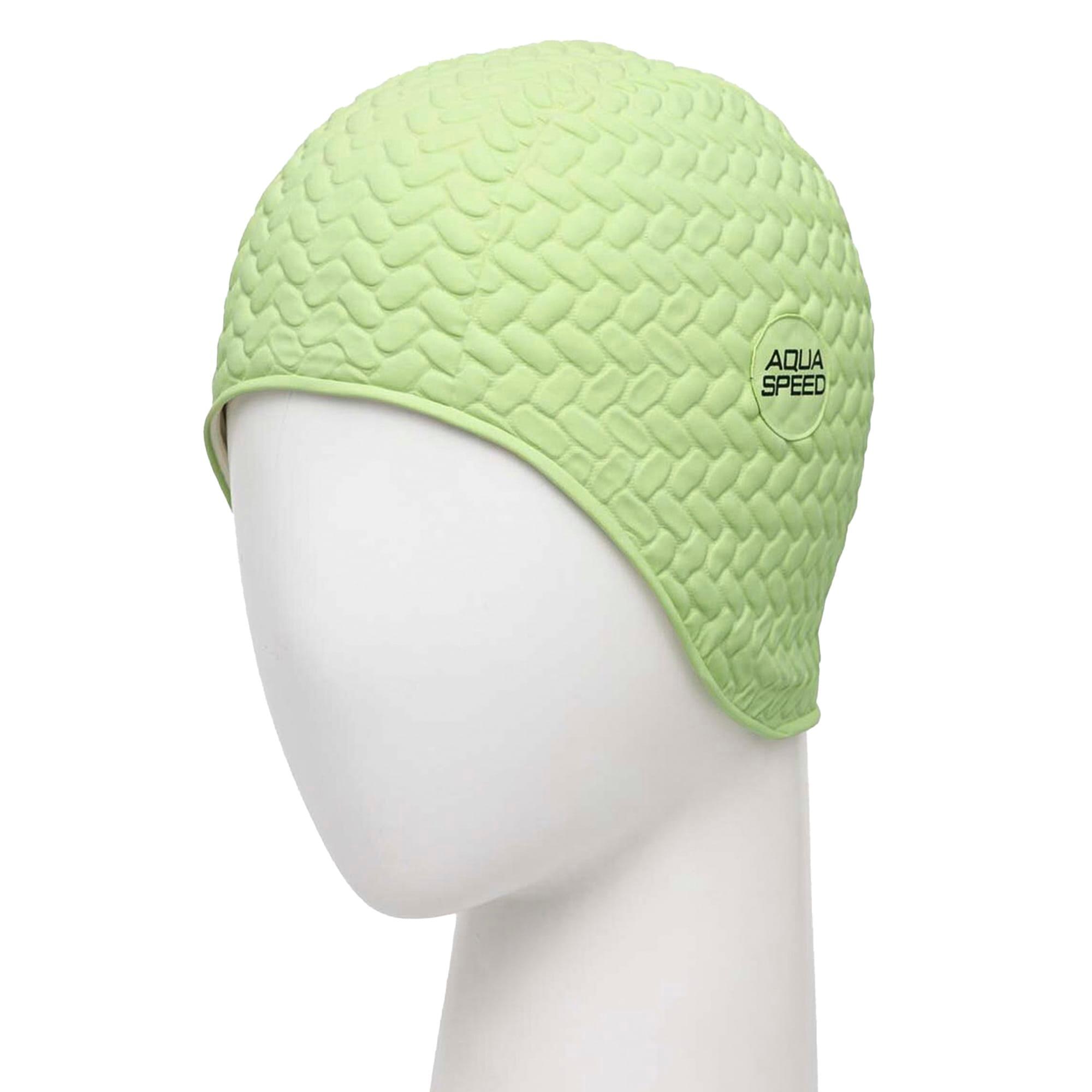 Aqua Speed - Gorro natación mujer cabello largo látex suave Bombastic 2/3