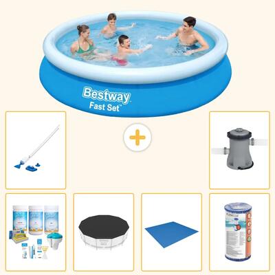 Bestway fast set rond - 366x76 cm - 7-delig s21384