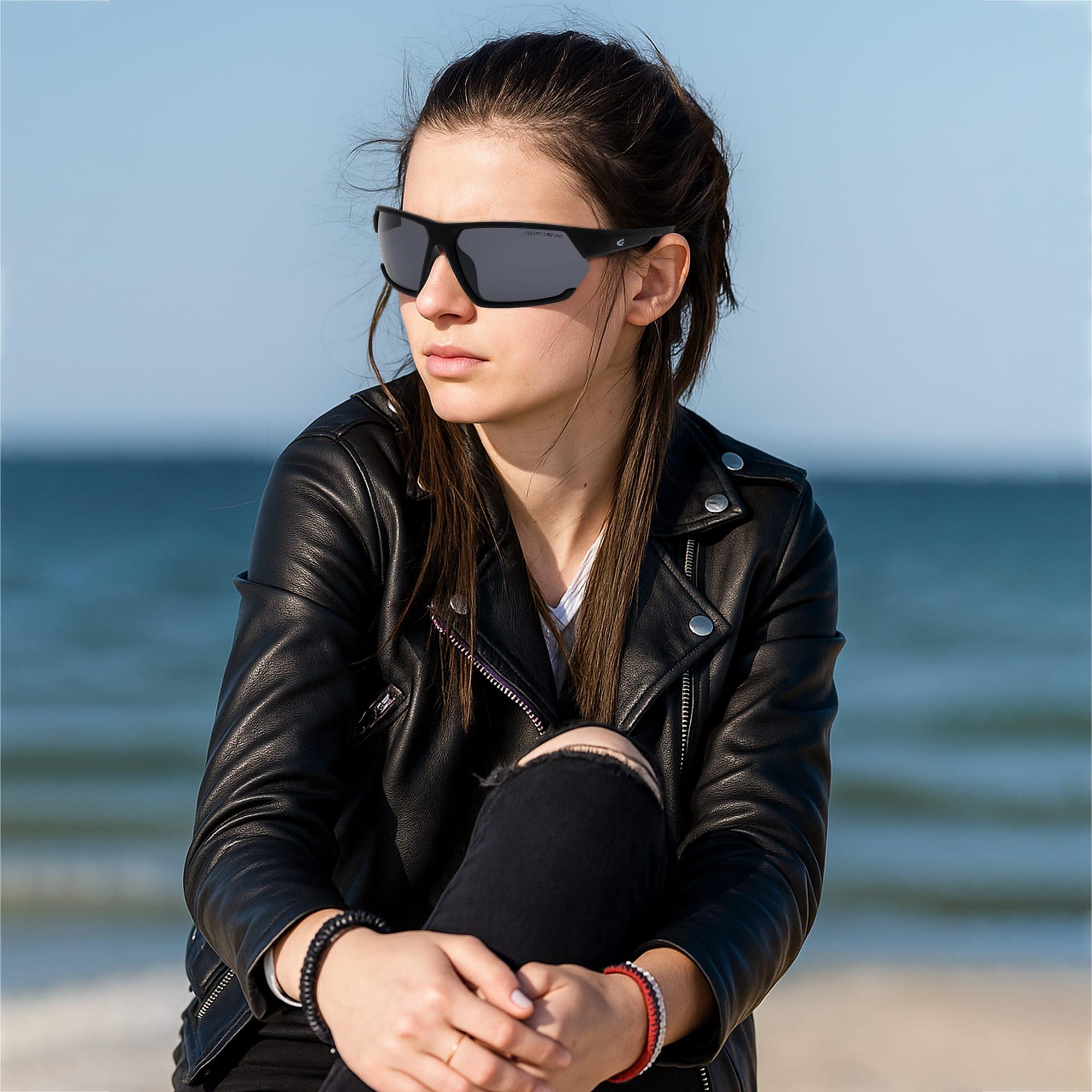 GOG - Occhiali da sole sportivi polarizzati a specchio unisex UV400 5/6