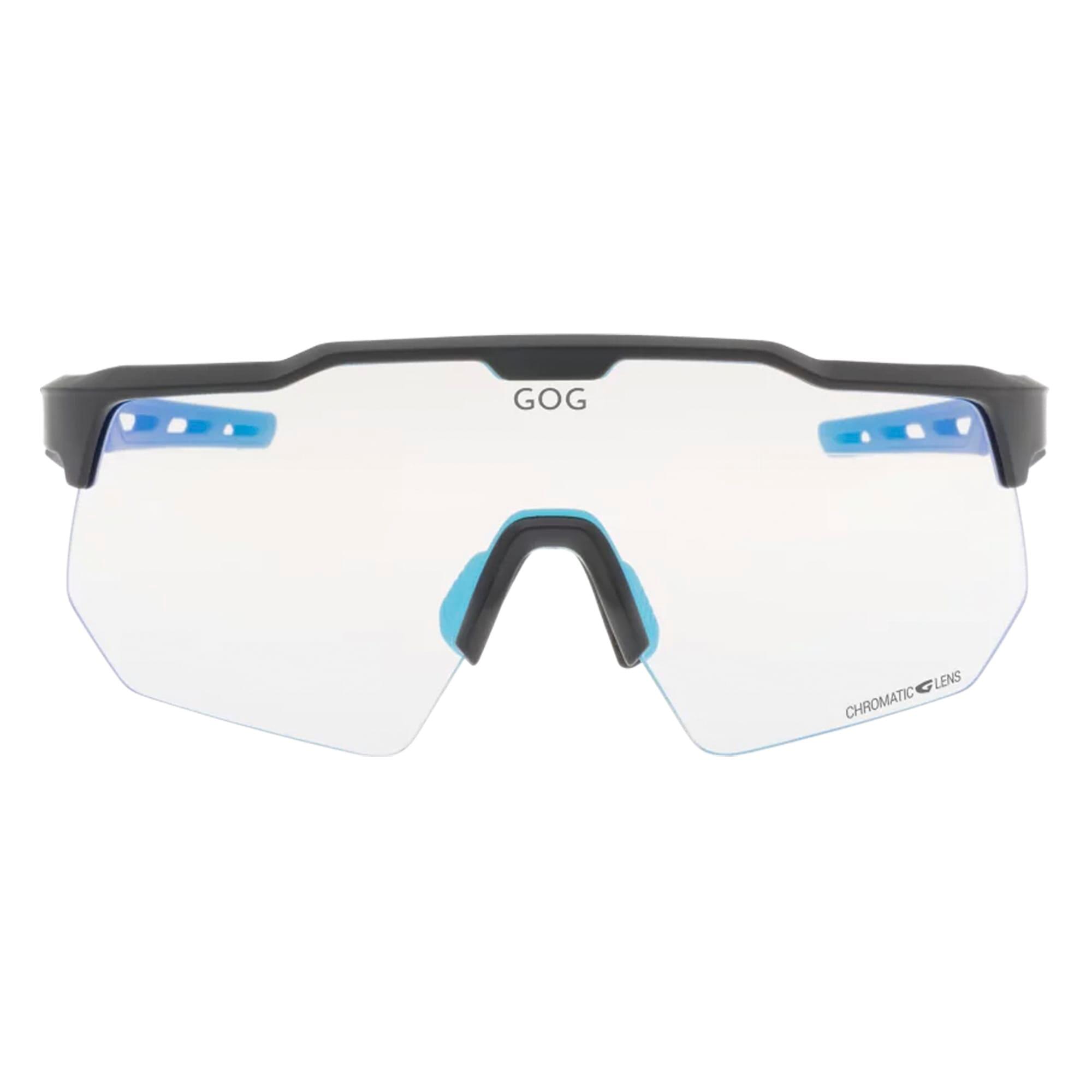 GOG - Fotochromowe okulary rowerowe Loki UV400 z lustrzanymi szkłami 4/7